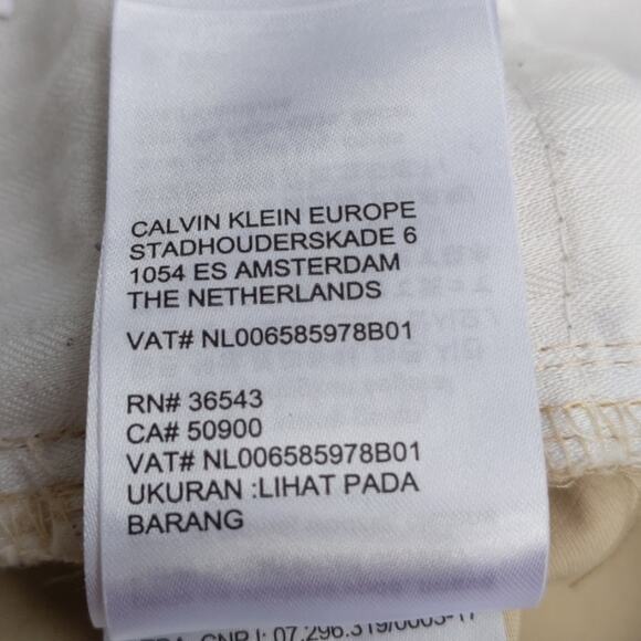 Calvin Klein Men's Slim Flat Front Khakis 32 - Picture 11 of 11